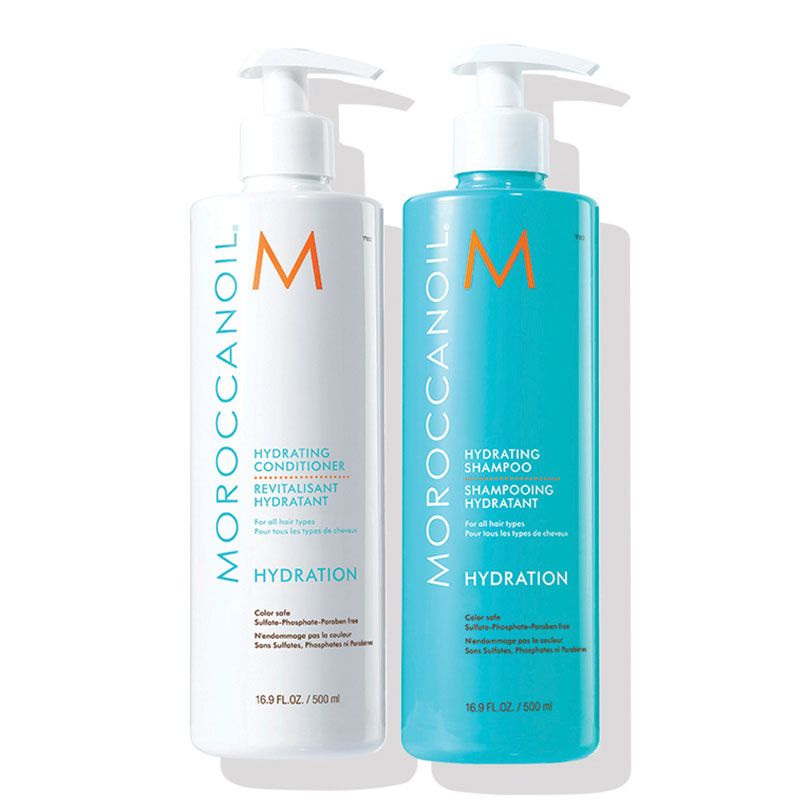 Droop Karriere Ashley Furman Moroccanoil Hydrate Shampoo / Conditioner 500ml - Kara Hairdressing,  Barbering, Beauty & Body Piercing