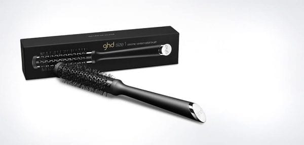 ghd ceramic vented radial brush size 1 (25mm barrel) For blow-drying shorter styles and root lift