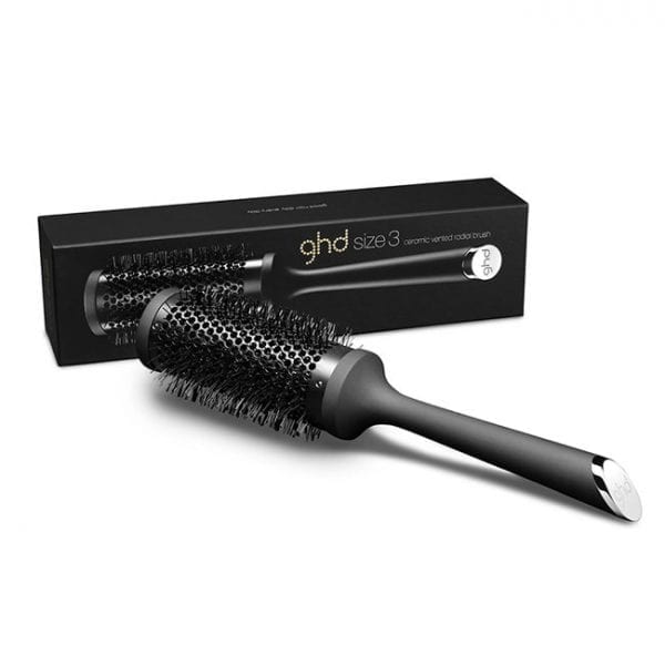 ghd ceramic vented radial brush size 3 (45mm barrel) For blow-drying longer-hair