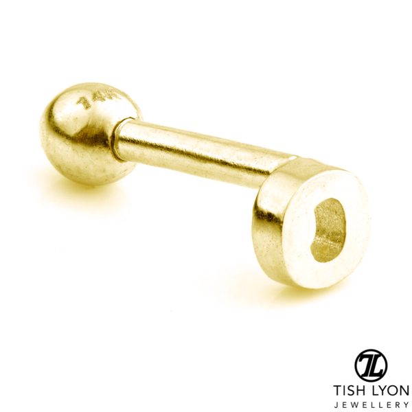 Gold Letter 'O' Bar
