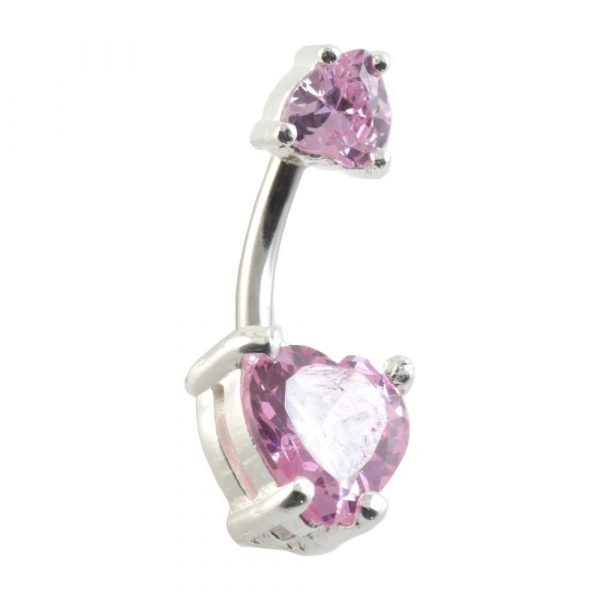 Heart Navel with Heart Top Gem - Image 2