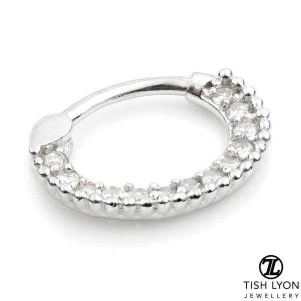 14ct Gold Diamond Pavé