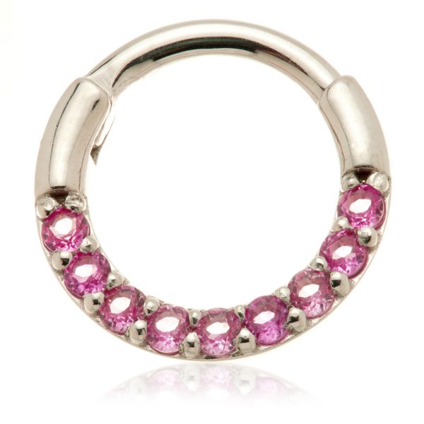 Ruby Daith Septum Ring