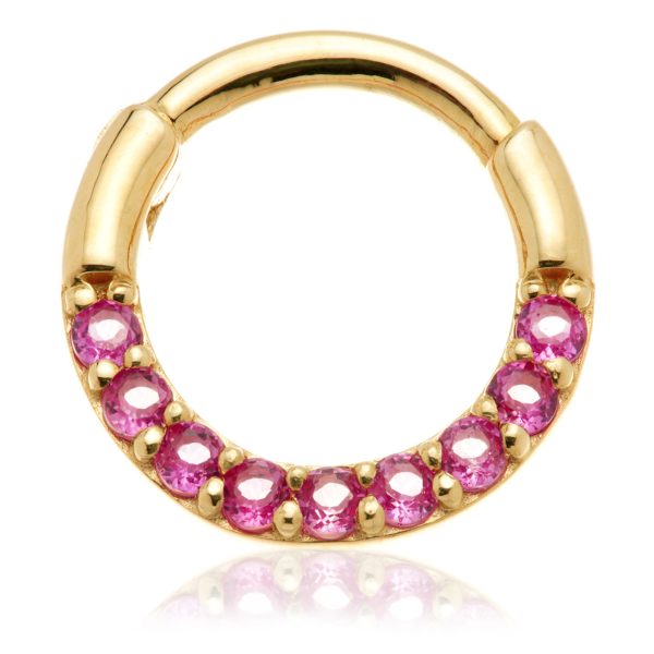 Ruby Daith Septum Ring